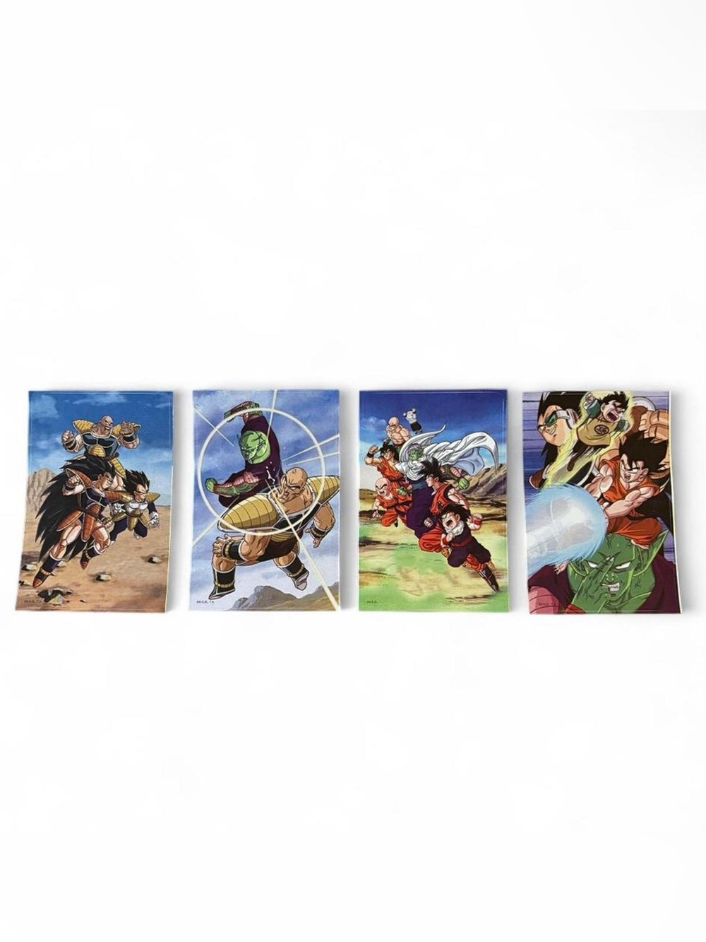 Vintage Sandylion Dragon Ball Z Stickers MM2038 Series Set 12-15 DBZ Toei 2000s